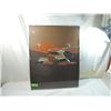 Image 2 : TORN PAPER MODERN ART FRAMED MOUNTAINS