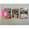 Image 1 : LOT 3 BASEBALL STAR ROOKIE CARDS: JOHNSON, FRANCO,