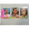 Image 1 : LOT 3 1961 TOPPS BASEBALL CARDS: STOBBS, GONZALEZ