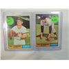 Image 1 : LOT 2 1961 TOPPS MARV THRONEBERRY & DON BLASINGAME