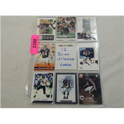 LOT 12 BRIAN URLACHER FOOTBALL CARDS