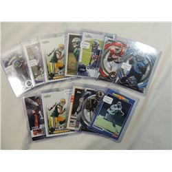 LOT 12 MISC FOOTBALL ROOKIE CARDS HUNTER, KENNEDY