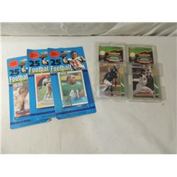 LOT 5 ASSORTED FOOTBALL & BASEBALL SETS