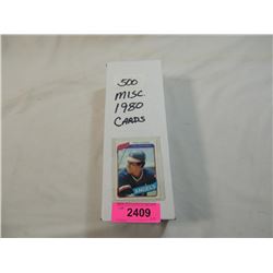 500 MISC 1980 BASEBALL CARDS