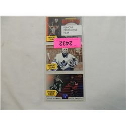 LOT 3 MISC HOCKEY INSERT CARDS MCCLEAN, POTVIN,