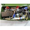Image 2 : SMALL TOOL BOX FULL ASSORTED HOUSEHOLD REPAIR ITEM