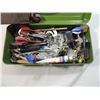 Image 3 : SMALL TOOL BOX FULL ASSORTED HOUSEHOLD REPAIR ITEM
