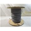 Image 1 : WOODEN SPOOL GREY ELECTRICAL WIRE