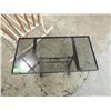 Image 3 : WROUGHT IRON & GLASS SIDE TABLE