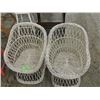 Image 2 : PAIR WICKER CHILDRENS CHAIRS