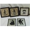 Image 1 : LOT 5 VINTAGE SILHOUETTES & NEEDLE POINT