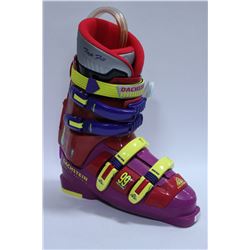 NEW DACHSTEIN RED SKI BOOTS, SIZE 29-30.5, IN BOX