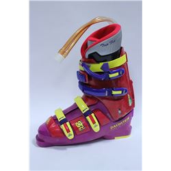NEW DACHSTEIN RED/PURPLE SKI BOOT, SIZE 29.5