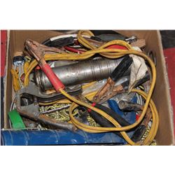 BOX OF ASSORTED TOOLS