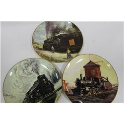 CANADIAN NATIONAL RAILWAY COLLECTOR PLATES X 3