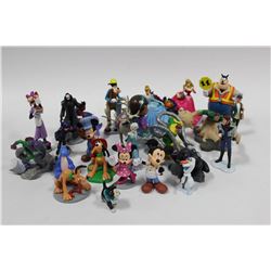 BOX OF WALT DISNEY FIGURES