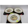 Image 1 : 24KT GOLD TRIM COLLECTOR PLATES X 3