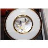 Image 3 : 24KT GOLD TRIM COLLECTOR PLATES X 3