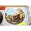 Image 4 : GOLD TRIM HORSE COLLECTOR PLATES X 6