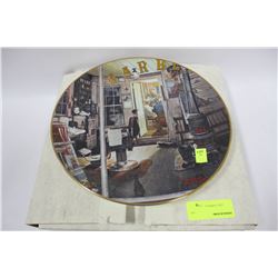 LARGE NORMAN ROCKWELL BARBER SHOP COLLECTOR