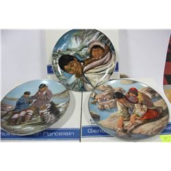 KAISER NATIVE COLLECTOR PLATES X 5