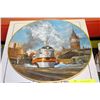 Image 2 : CHRISTIAN BELL TRAIN COLLECTOR PLATES X 4