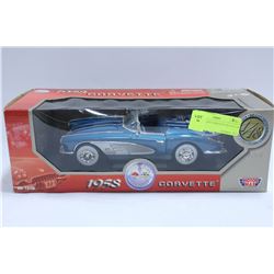 1958 DIE CAST CORVETTE SCALE 1:18
