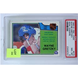 1983 WAYNE GRETZKY GOAL LEADERS PSA SCORED NM-