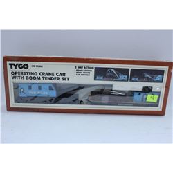 TYCO HO SCALE OPERATING CRANE CAR