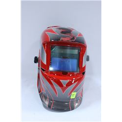 NEW RED DIGITAL ELECTRONIC WELDING HELMET