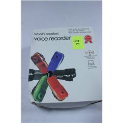 NEW WORLD'S SMALLEST VOICE RECORDER WITH VIDEO