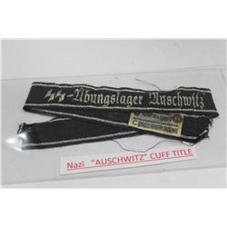 NAZI "AUSCHWITZ" CUFF TITLE