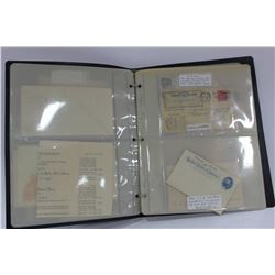 BINDER OF STAMPS COLLECTION