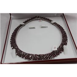 #10 .925 SILVER RUBY NECKLACE REPLACEMENT VALUE