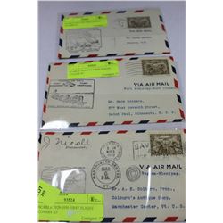 SCARCE 1929-1930 FIRST FLIGHT COVERS X3