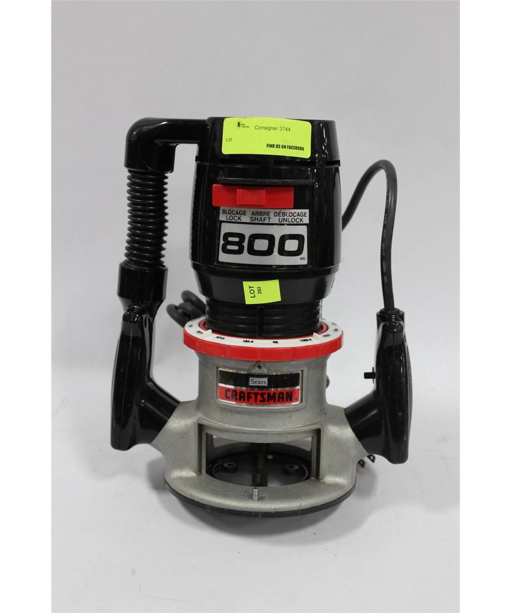 CRAFTSMAN 800 PLUNGE ROUTER