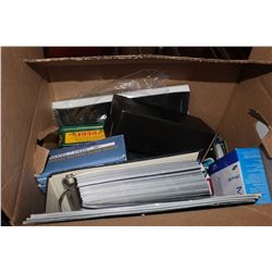 BOX OF COLLECTIBLES; COINS, STAR TREK, ETC.