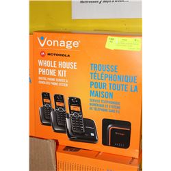 VONAGE MOTOROLA HOME PHONE KITS W/QUICKSTART GUIDE