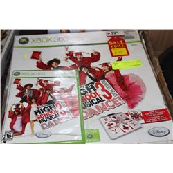 X-BOX 360 HIGH SCHOOL MUSICAL DANCE GAME