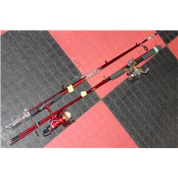 ZEBCO AND XTERRA SPIN CAST ROD AND REELS