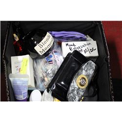 BOX OF HOUSEHOLD MISC