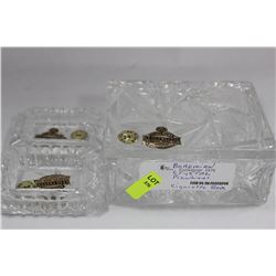 BOHEMIAN PINWHEEL CRYSTAL CIGARETTE BOX