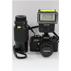 RICOH XR25 FILM CAMERA W LENSES