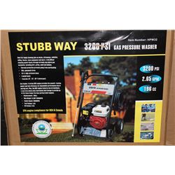 STUBB WAY 3200 PSI GAS PRESSURE WASHER