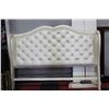 Image 1 : WHITE KING SIZE PADDED BEDFRAME NO HARDWARE