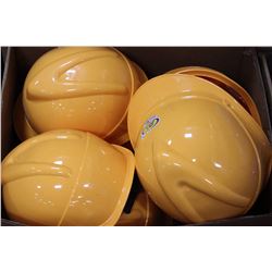 BOX OF 10 NEW HARDHATS ON CHOICE: YELLOW