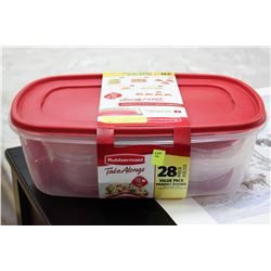RUBBERMAID 28 PC TAKE ALONGS WITH QUICK CLICK