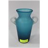 Image 1 : BLUE GLASS VASE