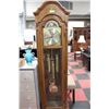Image 1 : OAK AND BRASS GRANDFATHER CLOCK