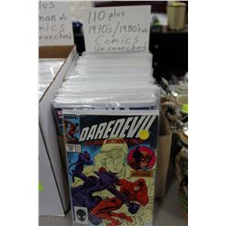 120PC. 1970'S & 1980'S COMICS